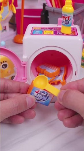Micro Washing Machine Toy Review, satisfactory unboxing, asmr video