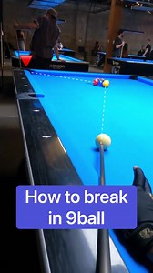 This is how I break in 9ball! #9ball #9ballpool #billiards #easy #turorial #reels #explorepage #8ball #8ballpool #foryou #instagood #viral #trending #howto #play #pool | Wannabe Sharks Billiards