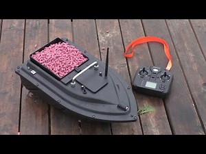 GPS Fishing feeder boat. Detailed review. Testing a Cool Fishing Gadget on the Lake!