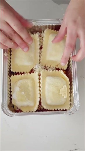 Freezer Ravioli Lasagna | Easy Make-Ahead Dinner #FreezerMeals #MealPrep #EasyDinner
