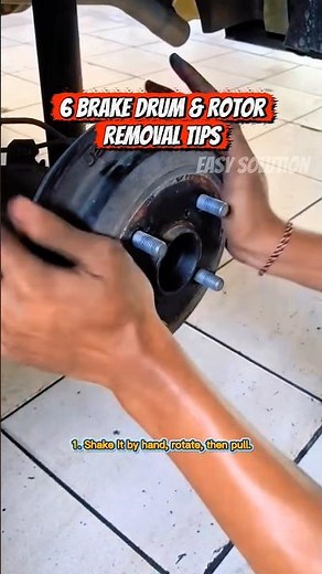 6 Tips to Remove a Stuck Brake Drum & Rotor | Easy DIY Mechanic Tricks