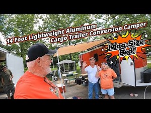 Storage And Compfort All In One Cargo Trailer Conversion Camper