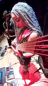 Growing up, I had to unlearn a lot of things. 🤷🏻‍♀️ Not just on the bass, but in life. 🫣 When I first started playing, I thought high action was the “real” way to play because thats how I was taught by my dad that to get that ‘attack & tight tone’, you need to play on the extreme right side and have a high action. 🤯 But over time I realized that all it really did was drain my stamina and hold me back. 😟 Here is a little story: During one of my tours with Guthrie Govan and this was in Japan,