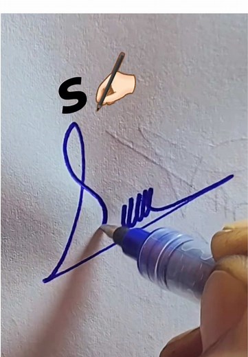 Creative S Letter Signature Style Tutorial
