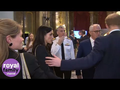 'Meg, Meg!!' Prince Harry tries to get Meghan Markle's attention