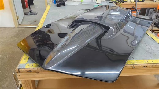 Here's our 68-82 long style stinger hood carbon fiber. | Dynamic Corvettes