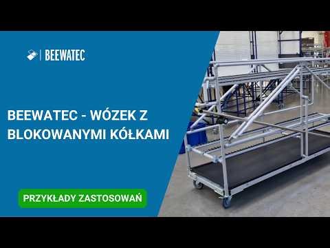 BEEWATEC - Wózek z blokowanymi kółkami | Trolley with lockable castors