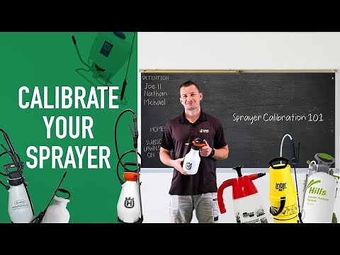 How to calibrate your pressure sprayer for lawn product applications