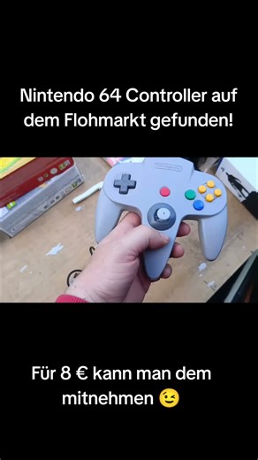 A Nintendo 64 controller is always useful! #fleamarket #nintendo #nintendo64 #retro #n64 #nes