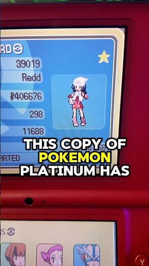 A 15 Year Old Save File In Pokémon Platinum #nintendo #pokemon #retrogaming
