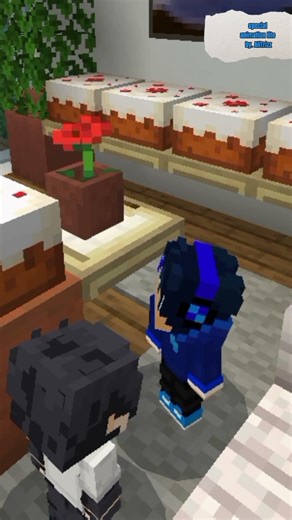 ketika teman lu suka kue #minecraft #idulfitri #animation #cute