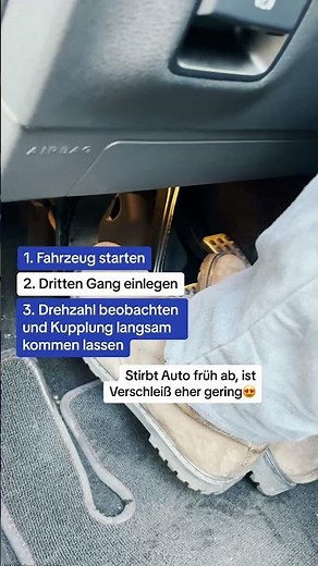 Mit diesen Tricks kannst du deine Kupplung auf Verschleiß testen! #kupplung #getriebe #tüvsüd