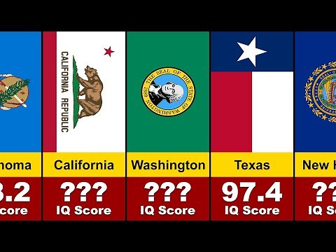 Smartest US State | Every US State Average IQ Score - 2024