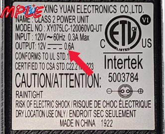 12Vdc 1.0A Inflatable Adapter ETL Listed | 1000mA Replacement Power Supply for Holiday Yard Blow Ups Christmas LED Lawn Decorations Halloween Garden Inflatables Stronger Than 0.6A 0.8A Transformer