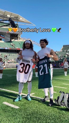 Brothers Sydney and Chase Brown's Heartwarming Moment with the Eagles