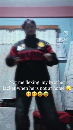 Flexing my bro jacket when he is not at home 🤣😮‍💨🫴😆🫶🏻🖤😍#viralvideo #viralshorts #fyp #dance