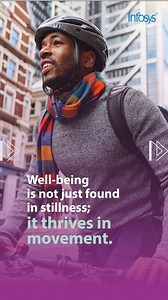 40K views · 38 reactions | At Infosys, our campuses are designed to encourage movement, no matter what that looks like for you. Movement is for all, providing an opportunity to reset, restore, and reconnect. Through movement, we cultivate strength, energy, and harmony—because #WellnessMatters. #ThriveAtInfosys | Infosys | Facebook
