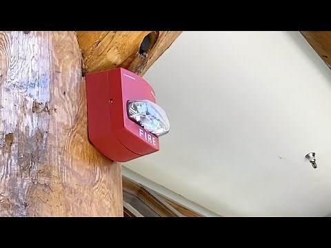 Simplex Fire Alarm Testing at the Mall