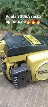Farm Yellow Poulan 306A Restoration 🔥🔥😎👍 FOR $ALE