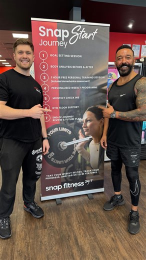 Snap Fitness Beccles on Instagram: "🚀 Introducing the Snap Start Journey at Snap Fitness Beccles 🚀 Your membership comes with 1 hour of FREE personal training every month, designed to set you up for long-term success 💪 Here’s what your Snap Start Journey looks like 👇 ✨ Step 1: Collect your access card and download the Snap Fitness app ✨ Step 2: Book your complimentary Snap Start PT session ✨ Step 3: Get to know your body with our new body composition scale ✨ Step 4: Make the most of our smar