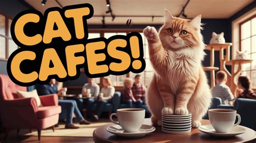 U.S. States With Most Cat Cafes!🐈🐈‍⬛