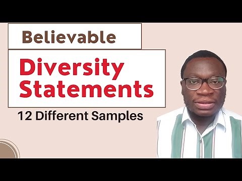 Writing Believable Diversity Statements | 12 Samples from Top Institutions