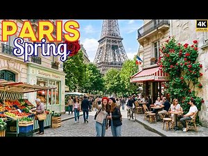 The Eiffel Tower on a Perfect Day ☀️🌹- A Beautiful Walk Through Paris