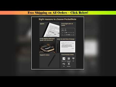 Bigme pocketnote 7-inch e Ink Screen electronic Ebook eReader E-paper tablet eink ebooks e-reader