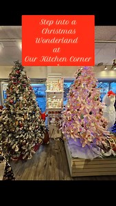 Our Kitchen Corner has officially turned into a Christmas Wonderland 🎄✨ Cozy décor, beautiful gift ideas for everyone on your list, and yes… the good, CANADIAN MADE Rogers chocolate!! We’re open 7 days a week in Downtown 100 Mile House, and always open online at ourkitchencorner.ca | Our Kitchen Corner