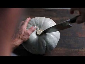 CUTTING A PUMPKIN | Easy Method | Chef's Technique