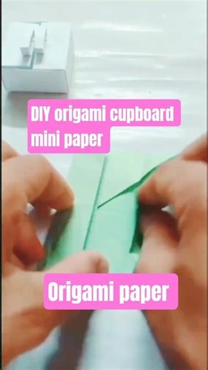 Origami cupboard ll how to make a cupboard from paper lll DIY cupboard paper with easy #diy #origami