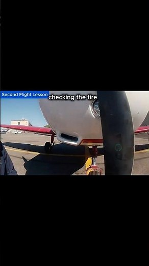 Preflight checklist for student pilot's second lesson