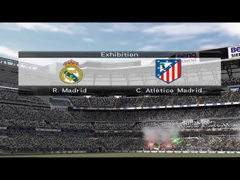 Pro Evolution Soccer 2007 (PS2) Gameplay | Real Madrid vs Atletico Madrid