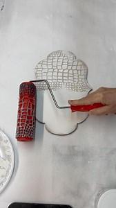 34 reactions | Our Texture Medium & Fauxy Rollers are the perfect pairing to create pattern and texture!! #artisticpaintingstudio #fauxyrollers #patternroller #textureart #texturedart #texturepainting #textureartist #upcyclingfurniture #upcyclingart #upcycledfurniture #furnituremakeover | Artistic Painting Studio | Facebook