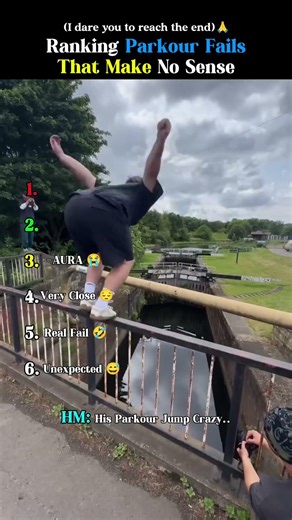 Ranking Funniest Parkour Fails 💀😭