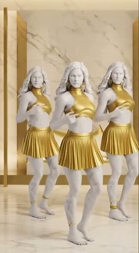 Marble Statues Came to Life — Their Hip-Hop Dance Shocked Everyone!