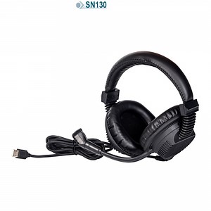 [Hot Item] Headset 3.5mm Language Lab Over Ear Headphone CE RoHS OEM Available for Language Computer Lab Wired Cable USB Stereo Noise Canceling
