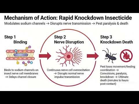 Pyrethroid Insecticide | Mode of Action | Application Rate | Pre-Harvest Interval | Suitable Crops