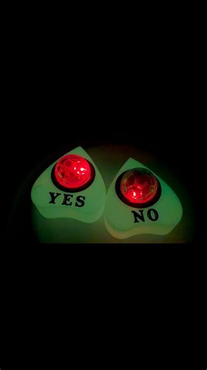 89 reactions · 13 shares | Hubs, Larry and I have been working nonstop to bring you all one of a kind paranormal goodies! Planchette glow in the dark cat ball holders are featured here. We also have plain white and black and the others that say “Hello” & “Goodbye”. Our Etsy shop will be up and running soon so be on the lookout for that post! In the meantime, all of these goodies will be at every convention we attend for purchase! #fypシ #etsy #paranormal #goodies #3d #printing | Brittney Bickett 