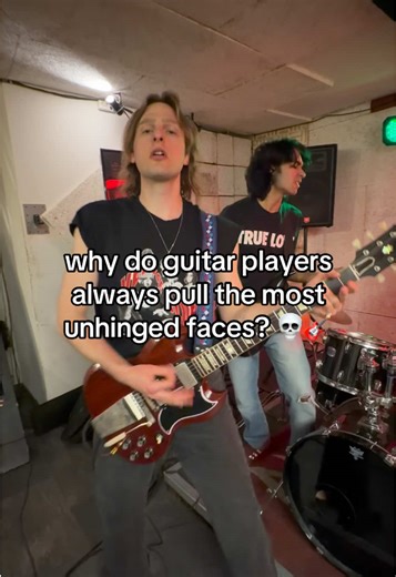 The Unhinged Faces of Guitar Players Explained