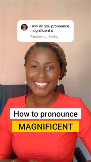Here’s how to pronounce MAGNIFICENT Gbam! English has done it again! There is no CENT in the pronunciation of MAGNIFICENT after all. 😂 IPA: /mæɡˈnɪfəsənt/ Like, share, leave a comment, and follow @sayitrightwithbolaji for more 💛. #englishclass #englishpronunciation #pronunciationtips #englishlanguage #englishlessons #englishclasses #esl #fluency #pronunciationerrors #englishstudents #pronunciation #englishcourse #nigerianenglish #spokenenglish #speakenglish #englishspeaking #englishlearningonl
