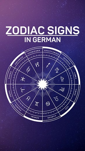 Zodiac Signs In German #germanpronunciation #germanlesson #germancourse #germanteacher #learngerman #learngermanwithtiktok #learnwithtiktok #germany #deutschlernen #germanlanguage #germangrammar #germanvocabulary #howtosayingerman #germanforbeginners #germantutorial #germanphrases #zodiacsigns #astrology #astrologytiktok