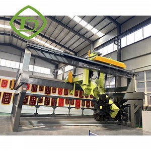 [Hot Item] Animal Manure Composting Machine Wheel Type Compost Turner High Efficiency Compost Making Machine