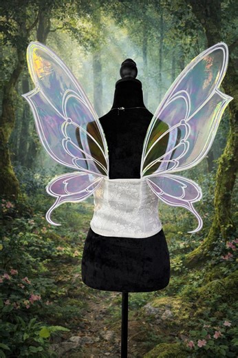 Fairy Wings for Adults, Iridescent Butterfly Costume Wings, Cosplay Festival Outfit - Etsy