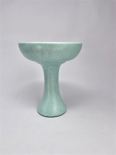 Vintage Haeger Pottery Light Aqua Pedestal Vase, Small Chip on Bottom - Etsy