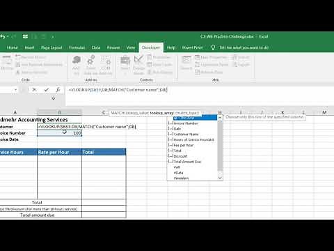 Excel Skills for Business: Intermediate II (Practice Challenge Week 6)