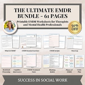 EMDR Bundle for Therapists EMDR Worksheets Guides & Scripts Emdr Therapy Office Forms Emdr Counseling Tools, 8 Phase EMDR Workbook Tapping - Etsy