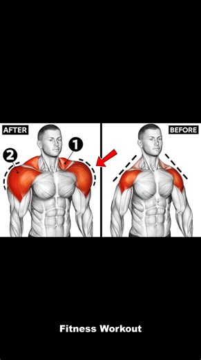 How to Get Bigger Shoulder & Traps 🔥 #fitness #gym #workout | Fitness Workout