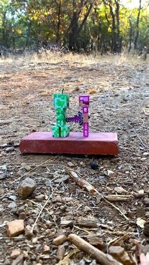 Real-Life Creeper Explosion vs Steve in Pink Diamond Armor! 💥 | Miniature Tank