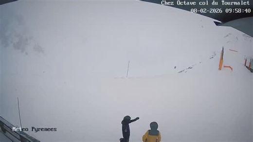 Temps perturbé aujourd’hui avec de la neige ❄️ dès la moyenne montagne ici au Tourmalet ❄️ | Météo Pyrénées